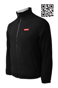 Z321 Online zipper zip up coat  Telecommunications industry  Autumn and winter uniform jacket  zip up garment factory